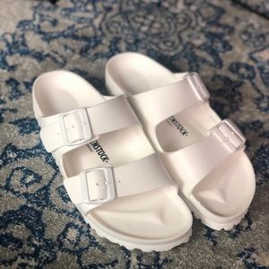White Birkenstock Sandals